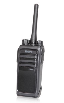 Hytera PD-505 UHF   Hytera PD-505 UHF (400-470 МГц) также работает в диапазонах  LPD и PMR и выделенных частотах, соответствует военному стандарту MIL STD в частях C / D / E / F / G,стандарт защищенности от влаги IP-54, работает в аналоговом и цифровом DMR режиме, мощность до 4 Ватт в режиме Hi и до 1 Ватта в режиме Low