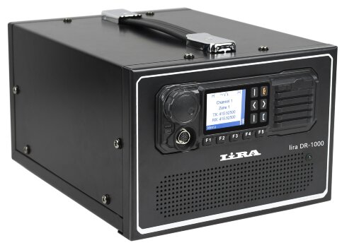 Ретранслятор Lira DR-1000 (New case) Цифровой ретранслятор DMR, 400-470 МГц, 160 каналов, мощность 50 Вт, встроенный блок питания, обновленный корпус
