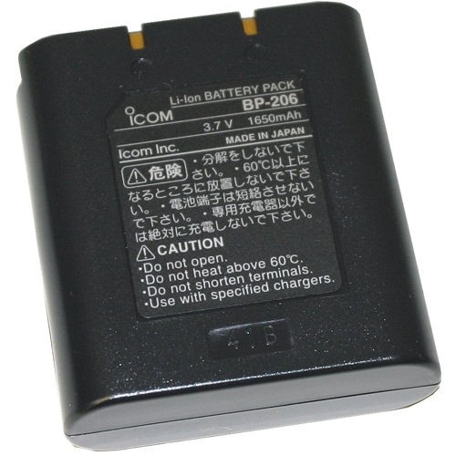 Icom BP-206 Аккумулятор Li-Ion, 3.7 В, 900 мАч